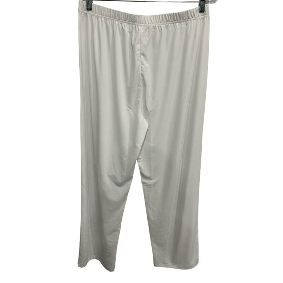 Drapers & Damons Petites White Elastic Waist Pants Size Petite Large - Picture 2 of 8